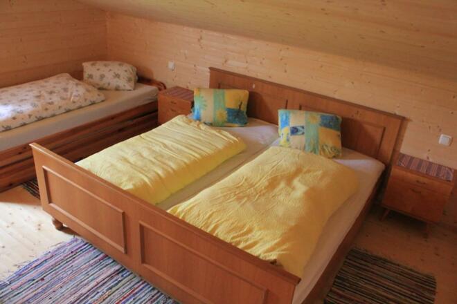 Reithütte Familie Mösenbichler Hintersee Bett 2
