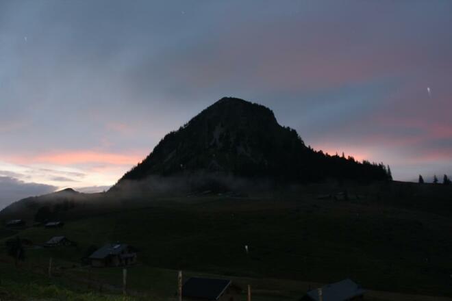 Reithütte Familie Mösenbichler Hintersee Sonnenun