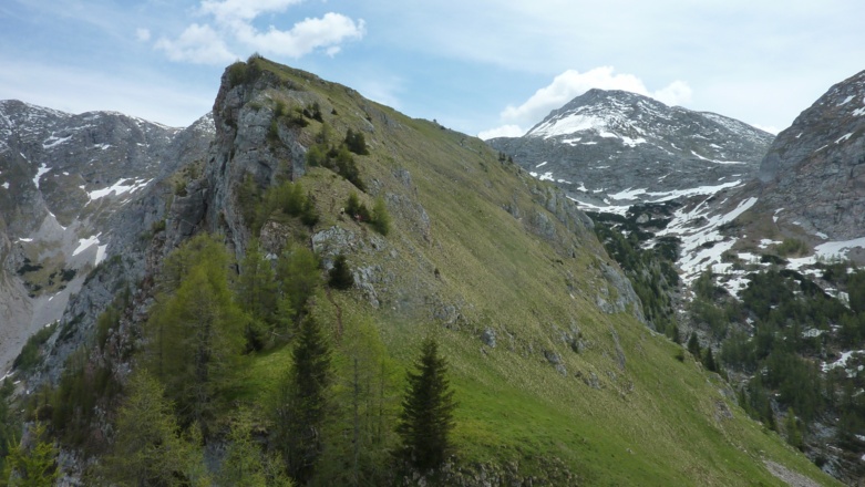 Anstieg zur Rotspielscheibe