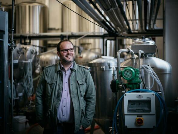 Reini Barta in der Produktion