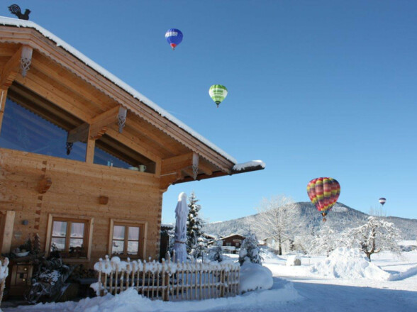Ballonwoche direkt vorm Haus