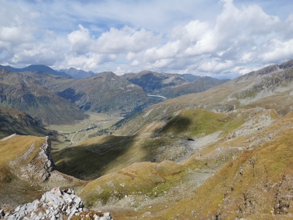 BHG - Zicht op Nassfeld en Bockhartsee vanaf de Hagenerhütte