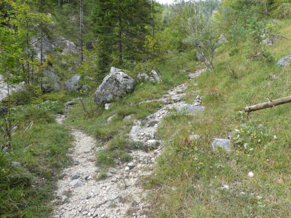 Bei der Abzweigung rechts halten