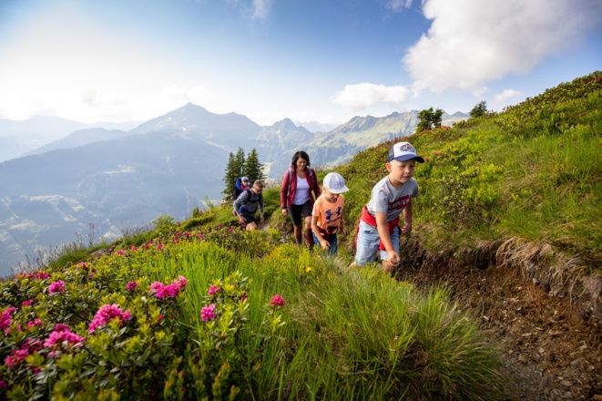 Familienwanderung Almosen Wiedersberger Horn