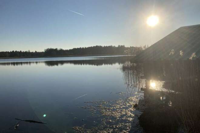 Eschenauer See in der Abendsonne