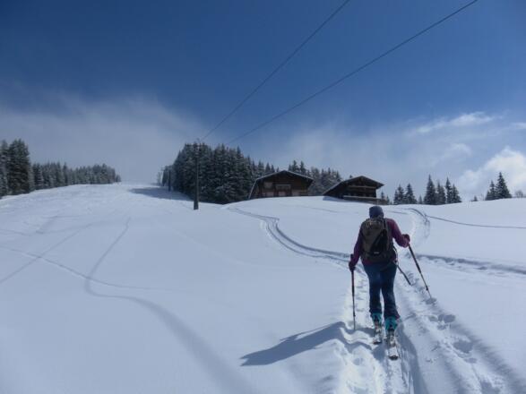 Bifangalm an der Hochbifangpiste
