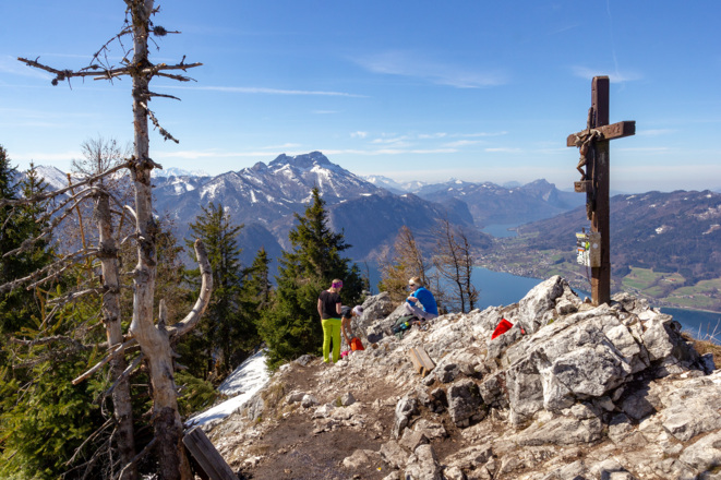 Gipfelkreuz am Mahdlgupf (1261 m)