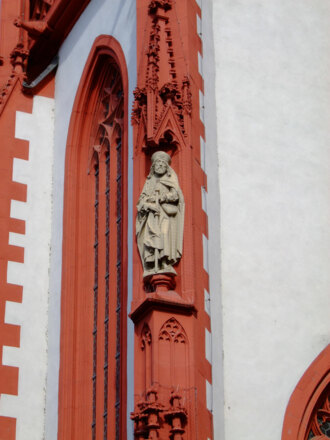 Würzburg, Marienkapelle Jakobus an der Außenfassade