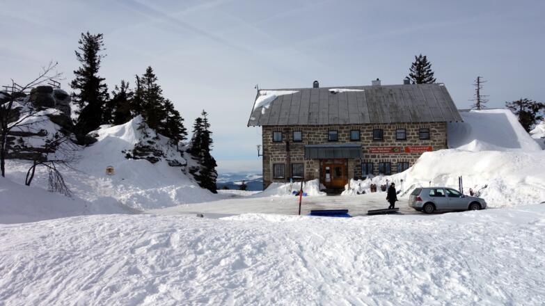 Dreisesselhaus 1302m, bewirschaftet.