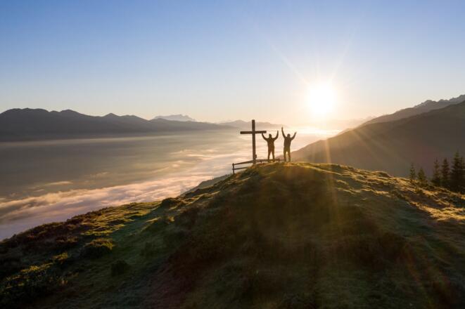 Sonnenaufgang auf der Mittersiller Platte