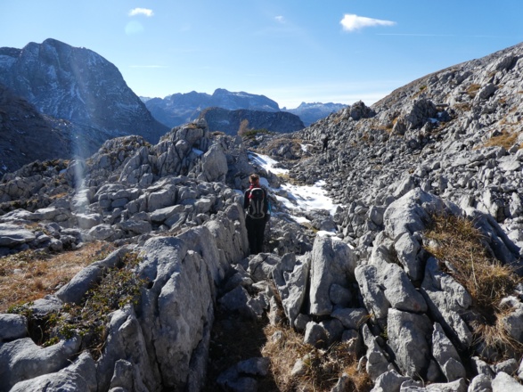 Anstieg zum Fakstein