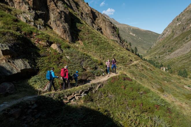 Wanderweg Rofenhöfe zum Hochjoch Hospiz