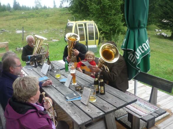 Feiern auf der Moosegghütte