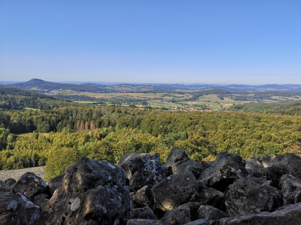 Blick vom Gipfel des Schafsteins