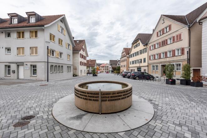 Brunnen Hohenems jüdisches Viertel