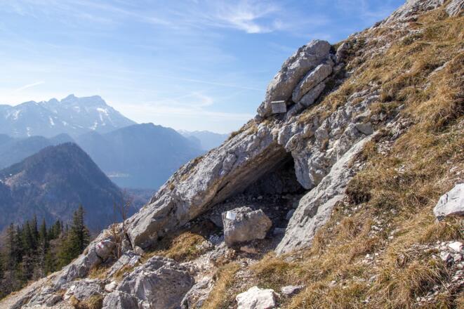 Unterstandshöhle am Schoberstein.