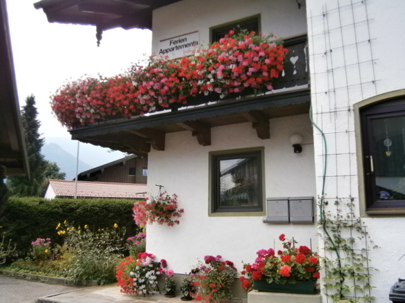 Seitenansicht vom Haus