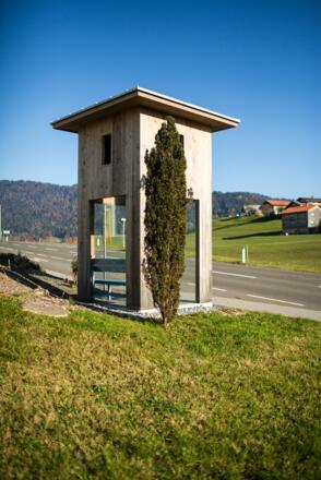 BUS:STOP Krumbach, Haltestelle Oberkrumbach