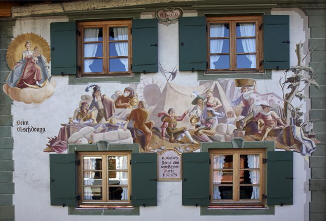 Lüftlmalerei Mittenwald