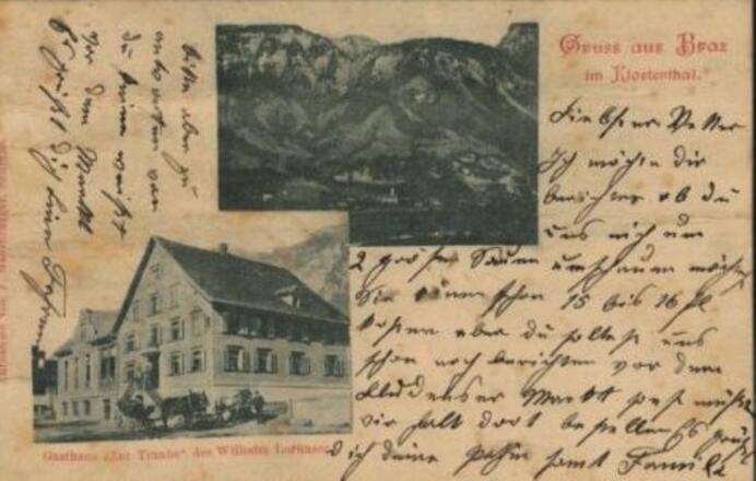 Ansichtskarte Hotel Traube