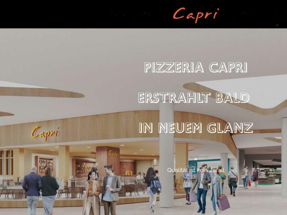 Neueröffnung nach Umbau Pizzeria Capri im SEP