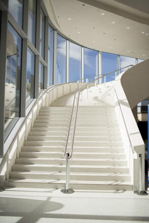 Montforthaus Feldkirch, Stiegenaufgang