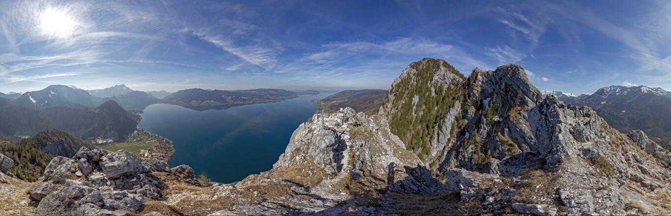 360° Panorama vom kleinen Schoberstein (985 m).