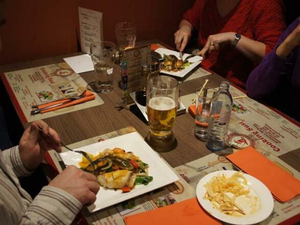 gedeckter Tisch
