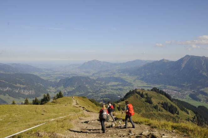 Blick vom Wiesenrücken nach Norden.