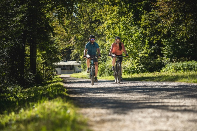 Radfahren auf dem Königsseer Fußweg
