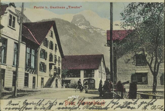 Hotel Traube um 1900