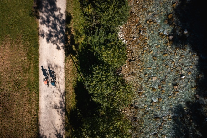 Radfahren auf dem Königsseer Fußweg