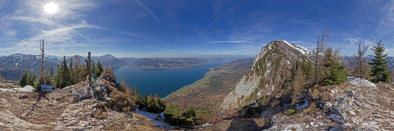360° Panorama vom Mahdlgupf (1261 m).