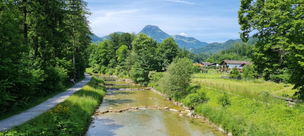 Auerbach mit Blick auf den Brünnstein