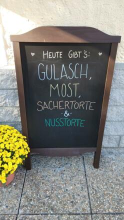 Tagesempfehlung an der Tafel