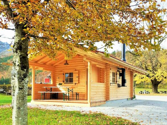 Almsee Hütt'n im Herbst
