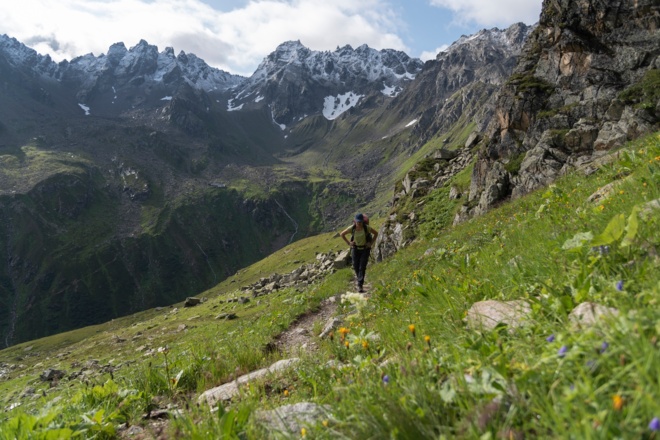 Aufstieg zum Mittelbergjoch (c) Martin Vogel / Vorarlberg Tourismus