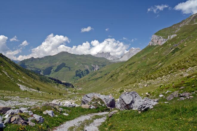 Blick vom Gafiatal talauswärts
