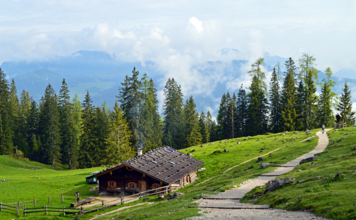 Die Mitterkaseralm am Watzmann
