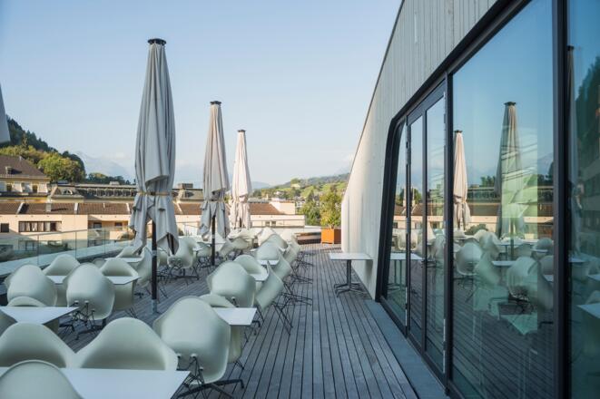 Montforthaus Feldkirch, Dachterrasse