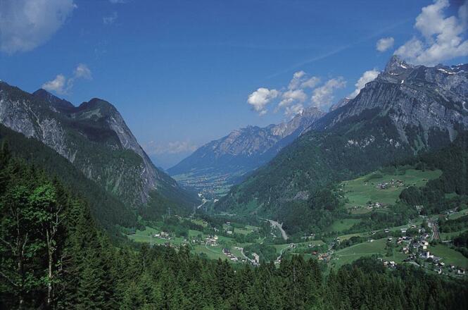 Blick ins Klostertal