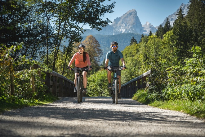 Radfahren auf dem Königsseer Fußweg