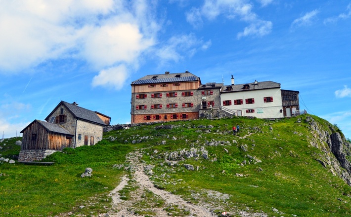 Das Watzmannhaus im Bergsteigerdorf Ramsau