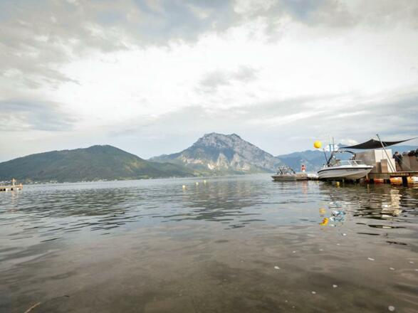 Die Strandung - Ausblick auf Traunstein
