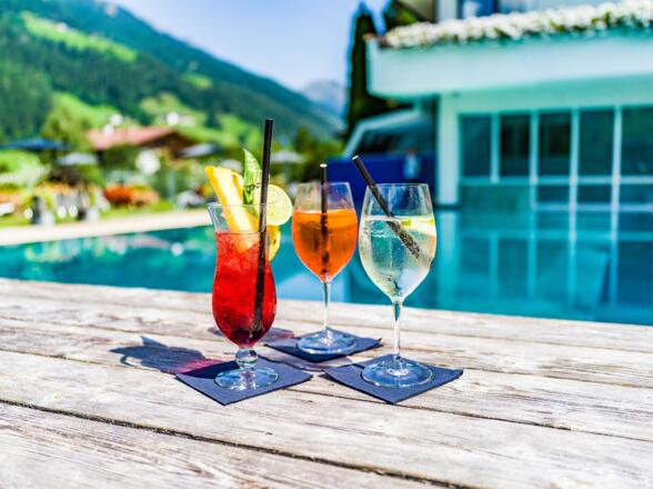 Happy Stubai Kulinarik am Pool