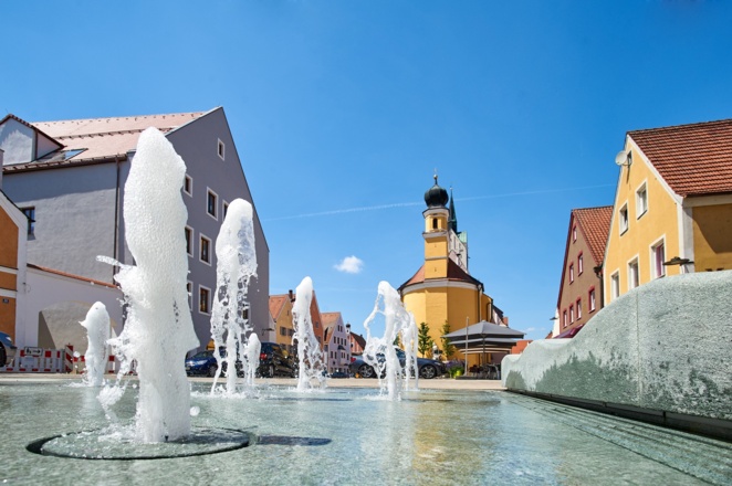 Stadtplatz in Neustadt a.d.Donau