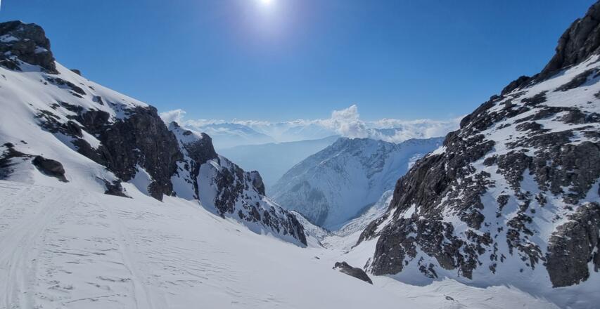 Alpenhauptkamm aus dem Brunnkarjöchl