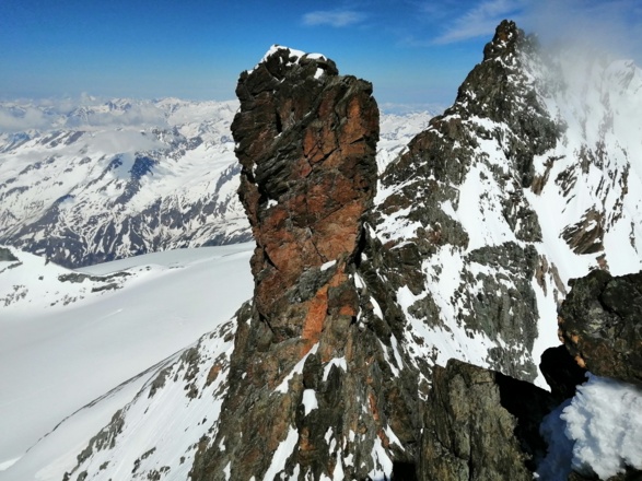 Das imposante Teufelshorn vom Glocknerhorn aus gesehen...