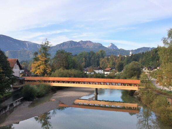 Hofmühlersteg über die Alm
