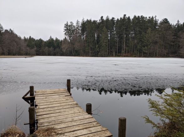 Wo im Sommer Badebetrieb herrscht, kehrt im Winter Ruhe ein.